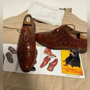 Vintage Romano Martegani Lace Up Alligator Shoes Romano Martegani | Shoes | Vintage Romano Martegani Lace Up  main image 2